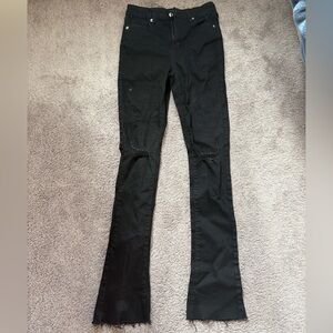 Fashion Nova Black Boot Cut Jeans